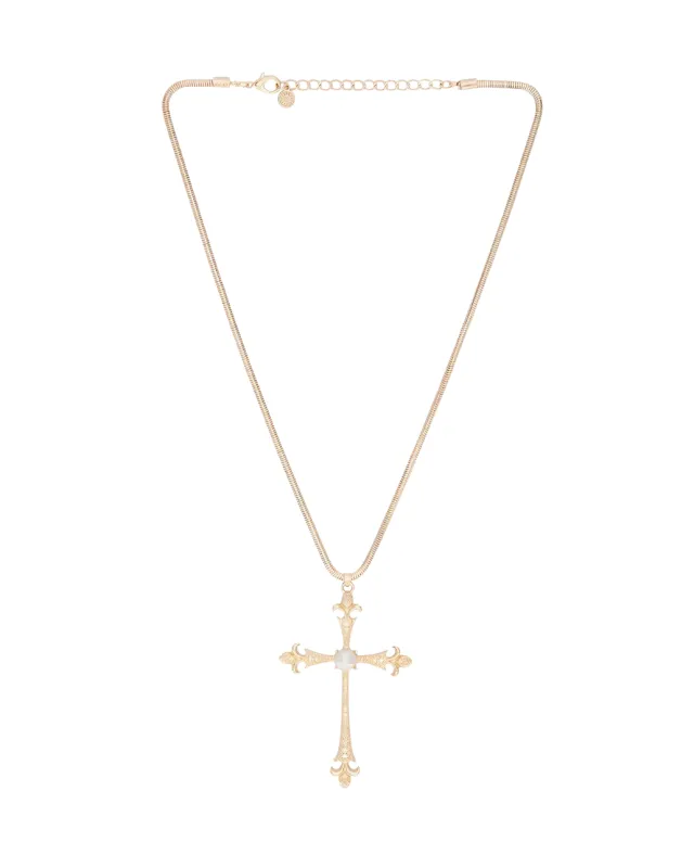 ETERNAL CROSS PENDANT NECKLACE made by 8 Other Reasons