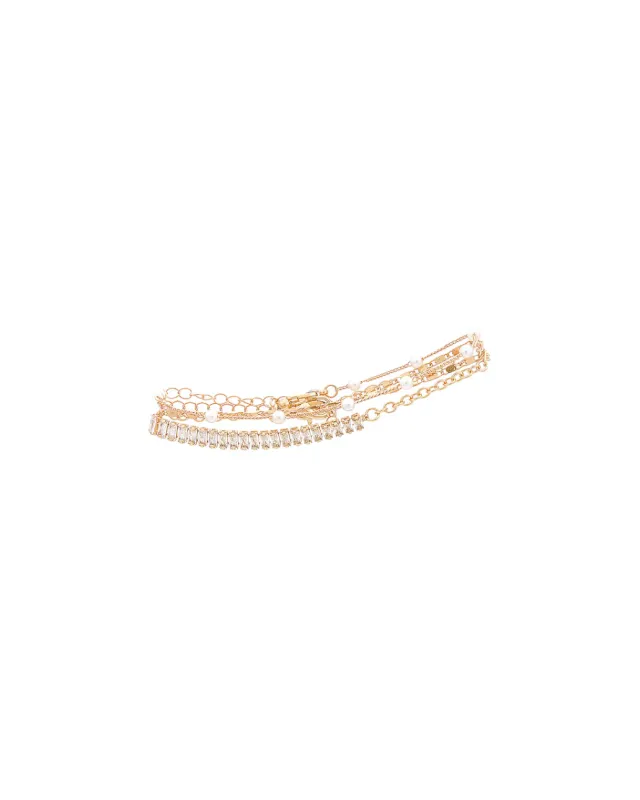 RHINESTONE ANKLET made by 8 Other Reasons