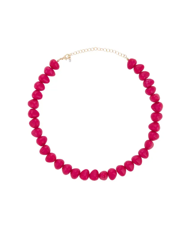 ROSÉ STONE NECKLACE made by 8 Other Reasons