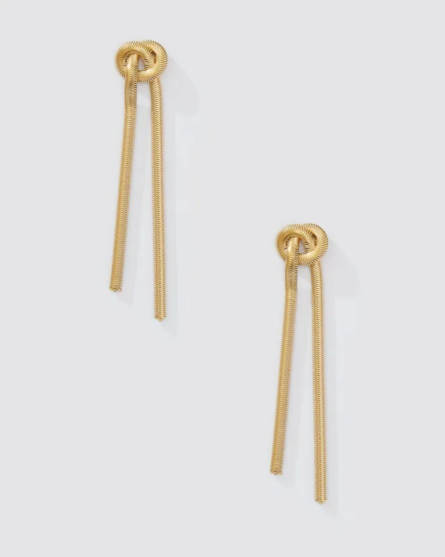 KNOT DROP EARRING sold by 8 Other Reasons