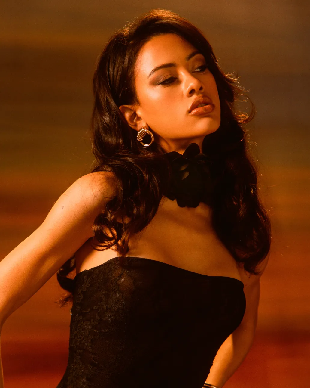 STATEMENT ROSE CORSAGE TIE NECKLACE sold by 8 Other Reasons product image thumbnail 2