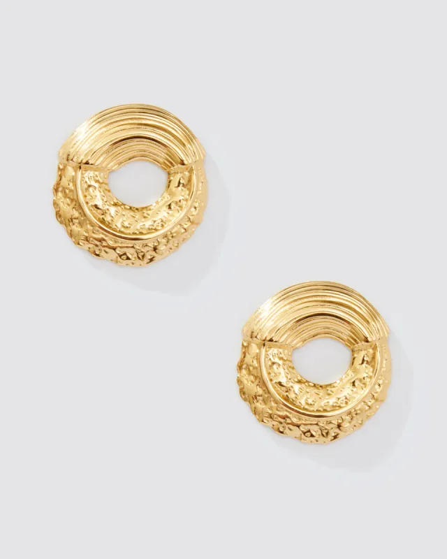 CIRCLE STUD EARRING sold by 8 Other Reasons