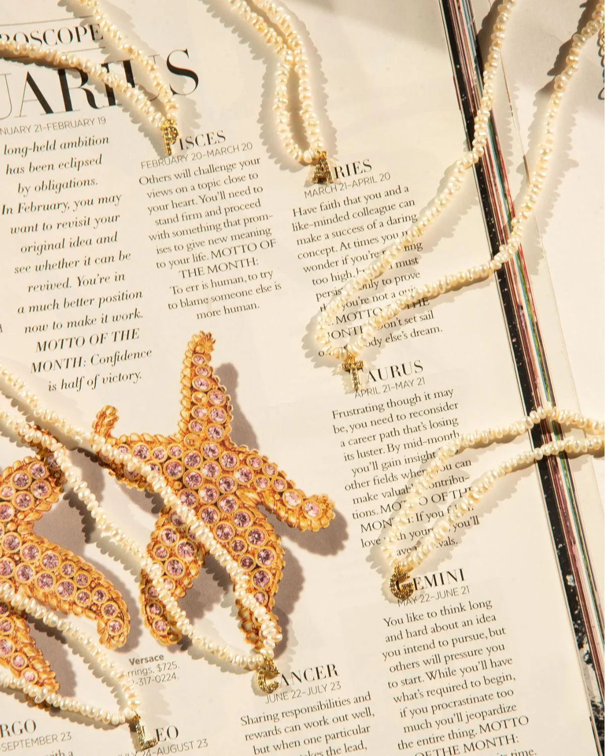 PEARL INITIAL NECKLACE sold by 8 Other Reasons product image thumbnail 2