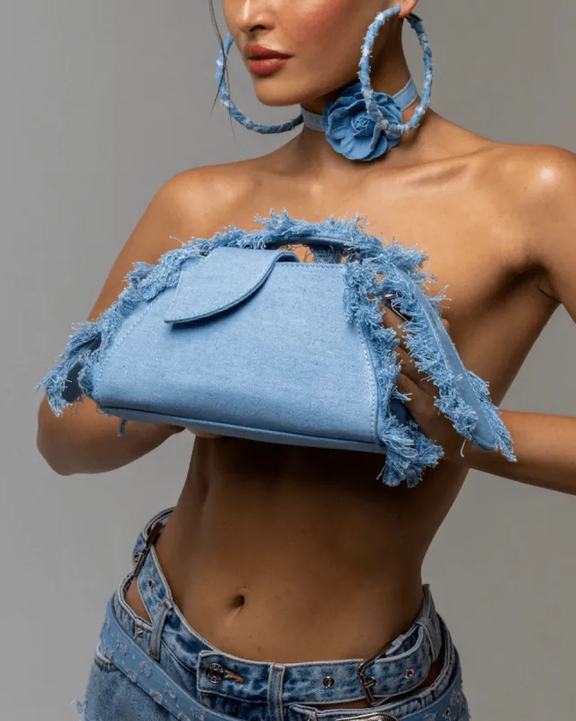 DISTRESSED DENIM BAG sold by 8 Other Reasons