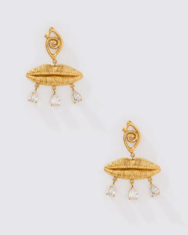 KISS EARRING sold by 8 Other Reasons