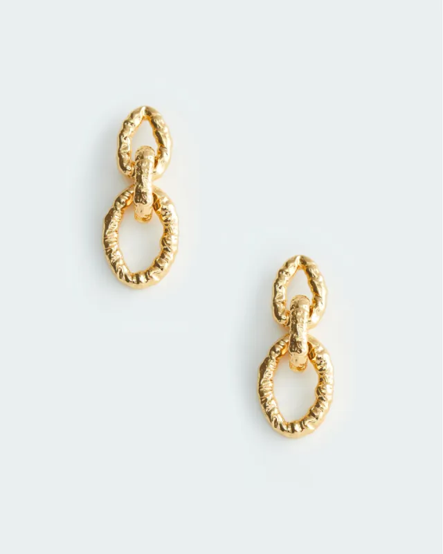 MOLTEN GOLD LINK EARRING sold by 8 Other Reasons
