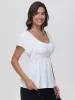 Peplum Ruffle Blouse sold by 89th & Madison