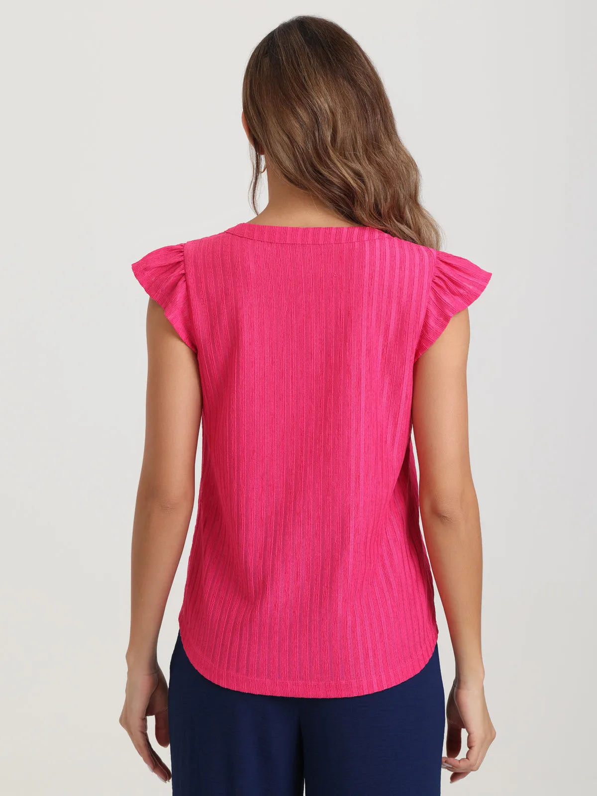 Flutter Sleeve Knit Top sold by 89th & Madison product image thumbnail 2