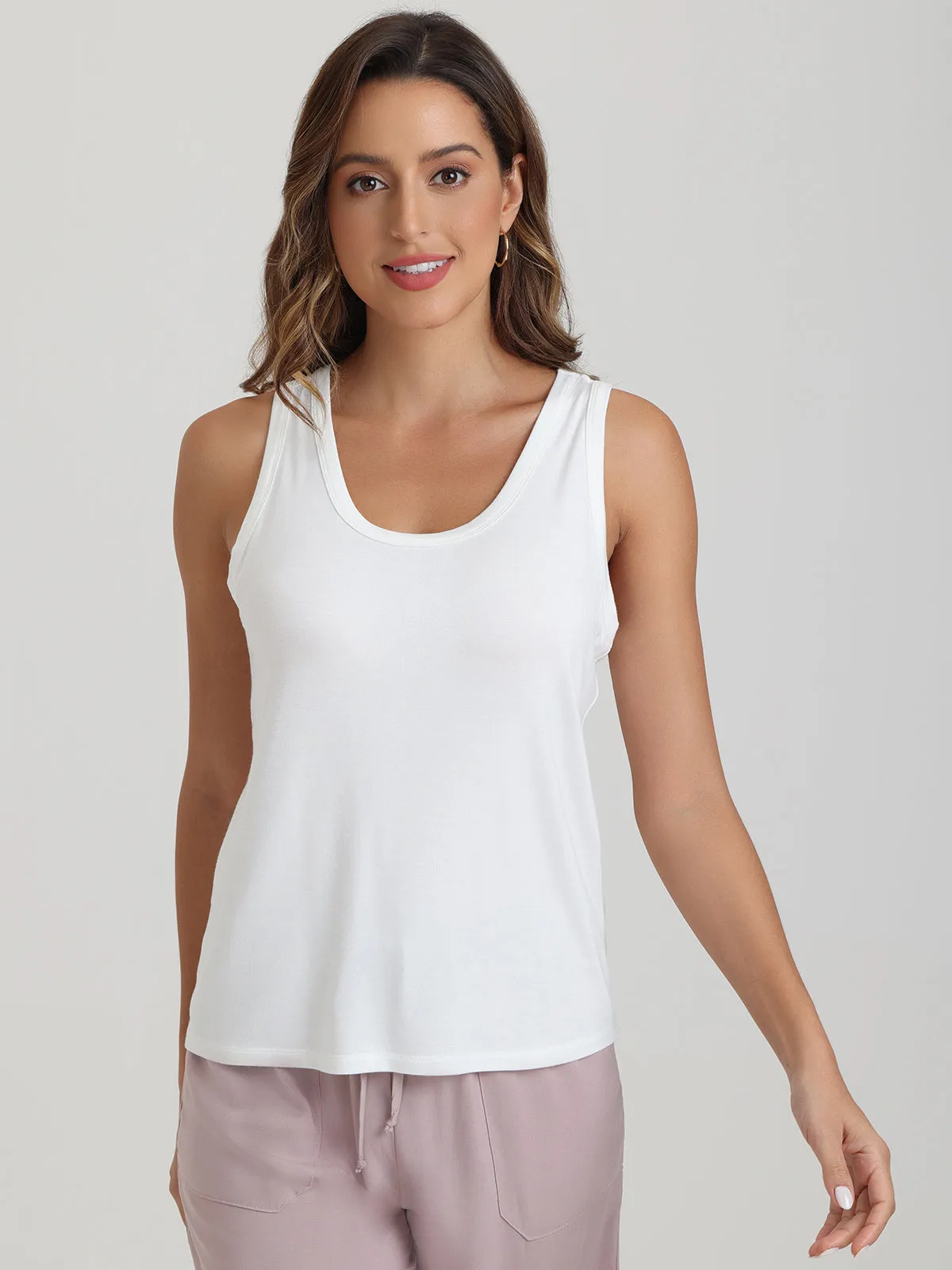 Scoop Neck Tank Top sold by 89th & Madison