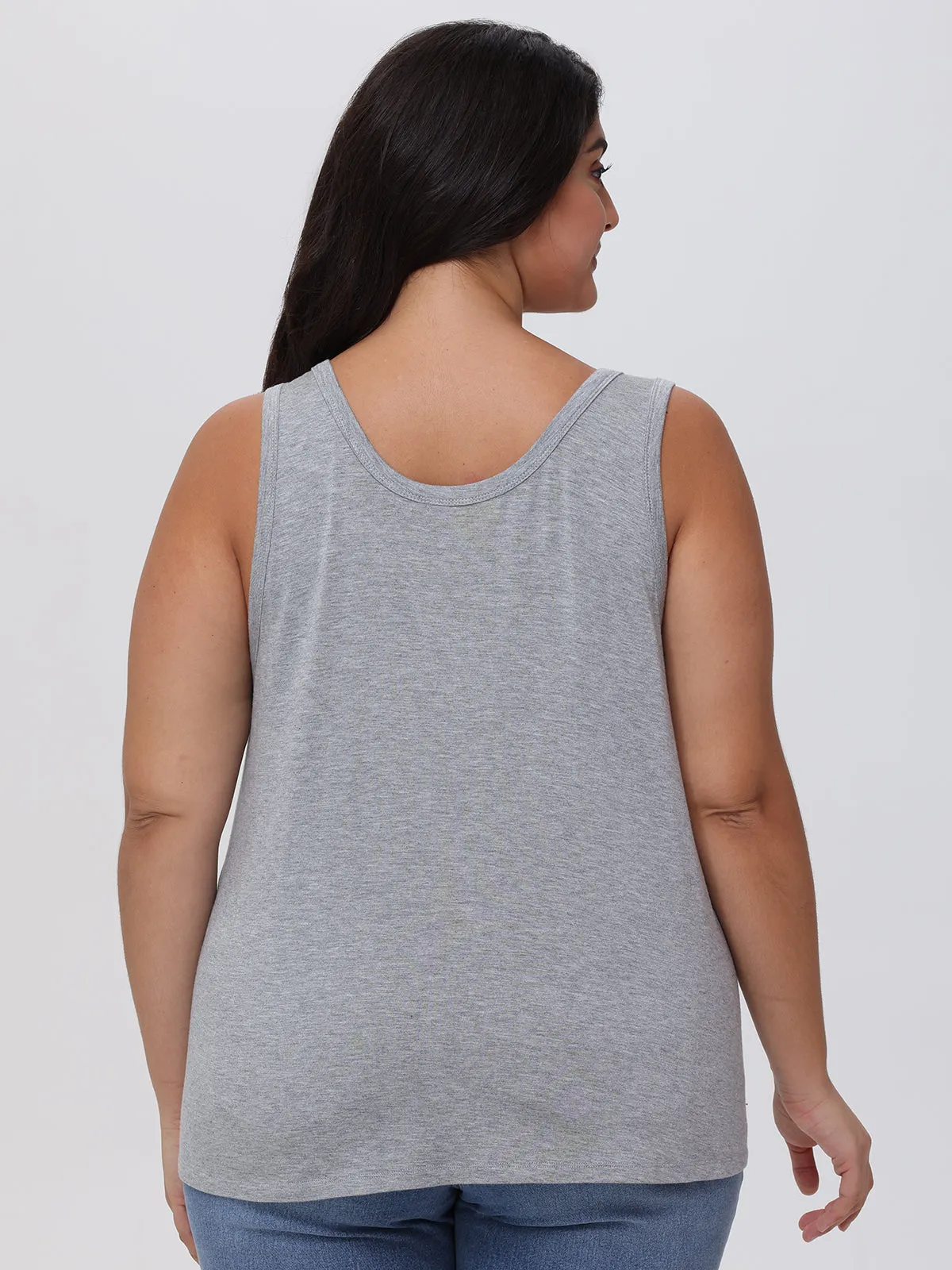 Plus Scoop Neck Tank Top sold by 89th & Madison product image thumbnail 2