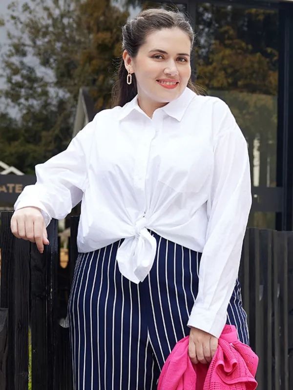 Plus Classic Button Down Shirt sold by 89th & Madison