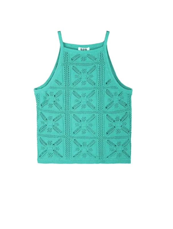 Crochet Halter Tank sold by 89th & Madison