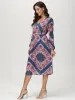 V-Neck Floral Midi Dress sold by 89th & Madison