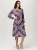 V-Neck Floral Midi Dress sold by 89th & Madison