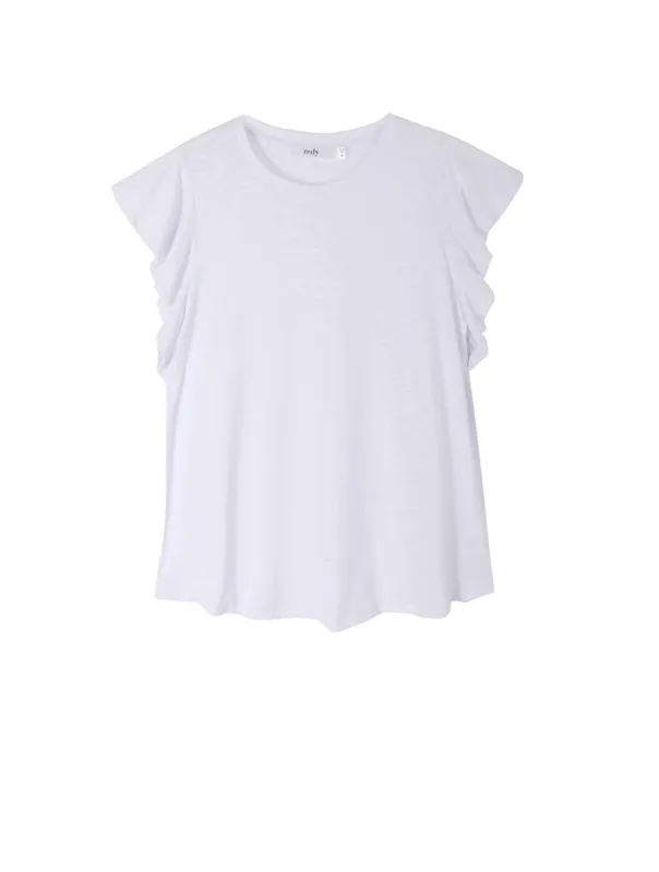 Flutter Sleeve Knit Top sold by 89th & Madison