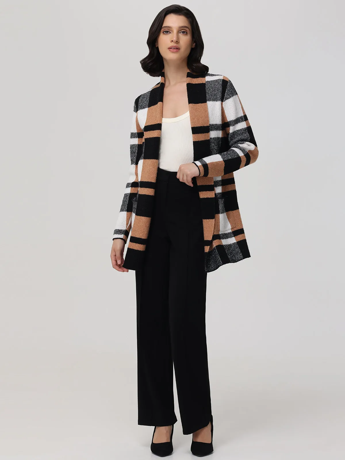 Shawl Collar Longline Cardigan sold by 89th & Madison product image thumbnail 5