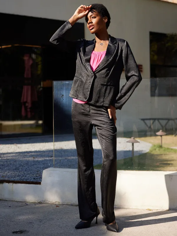 Jacquard Straight Leg Pants sold by 89th & Madison