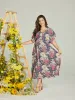 Plus Floral Flutter Sleeve Maxi Dress sold by 89th & Madison