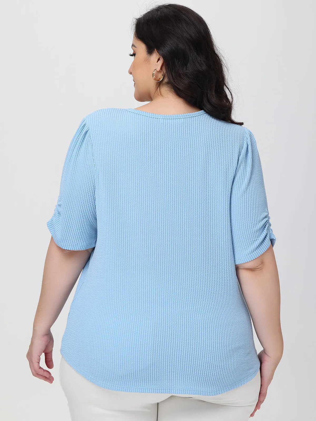 Plus Puff Sleeve Top sold by 89th & Madison product image thumbnail 2