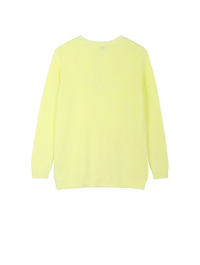 The Emma: Crewneck Shaker Stitch Sweater sold by 89th & Madison product image thumbnail 4