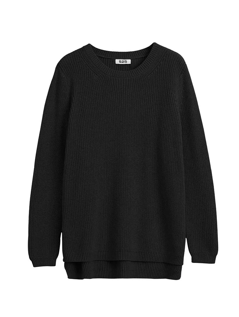 The Emma: Crewneck Shaker Stitch Sweater sold by 89th & Madison product image thumbnail 5