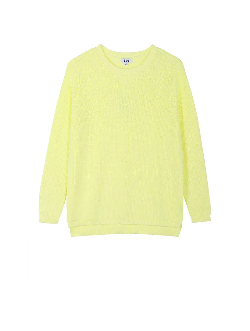 The Emma: Crewneck Shaker Stitch Sweater sold by 89th & Madison product image thumbnail 3