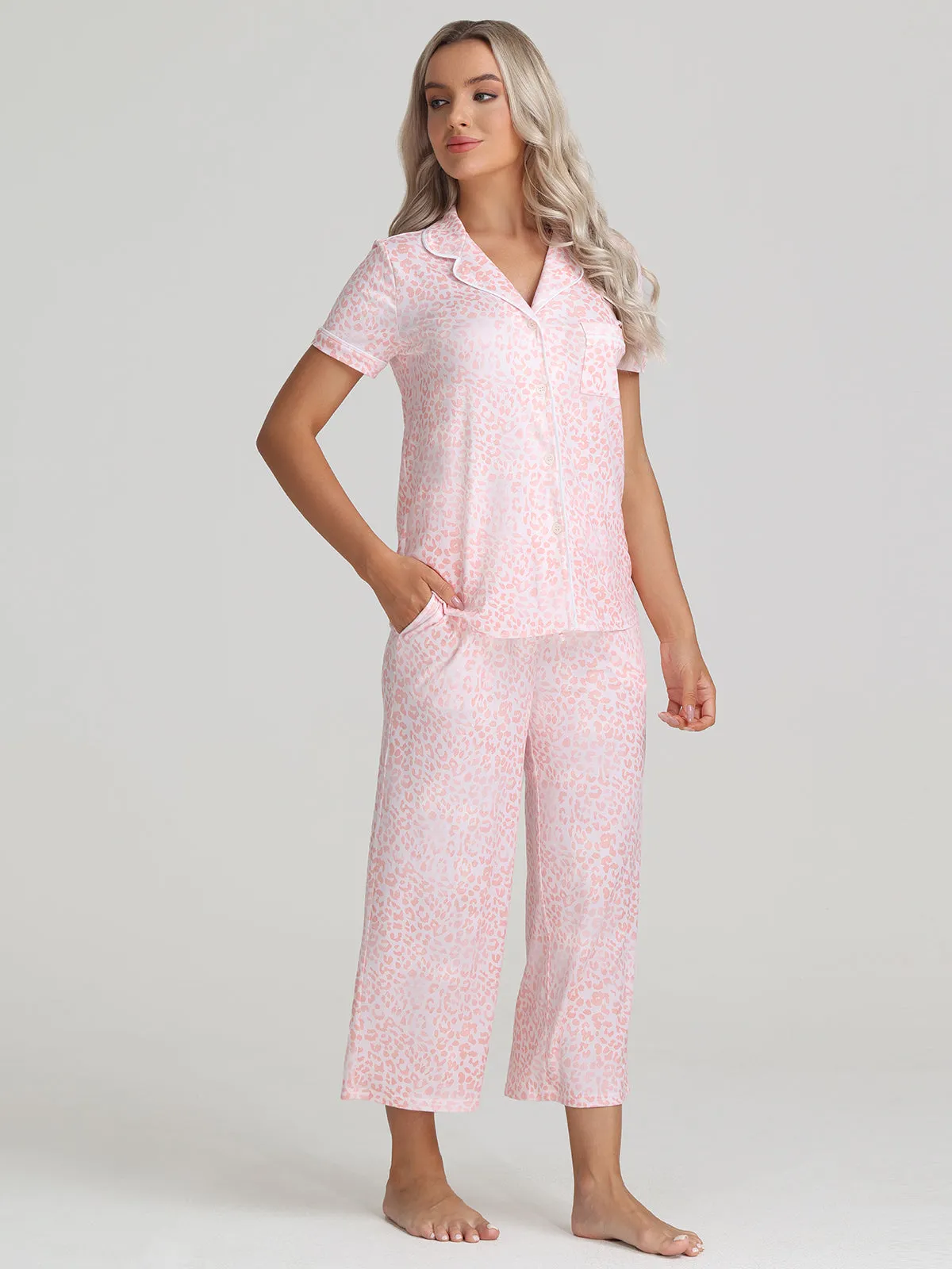 Leopard Pajamas Set sold by 89th & Madison product image thumbnail 4