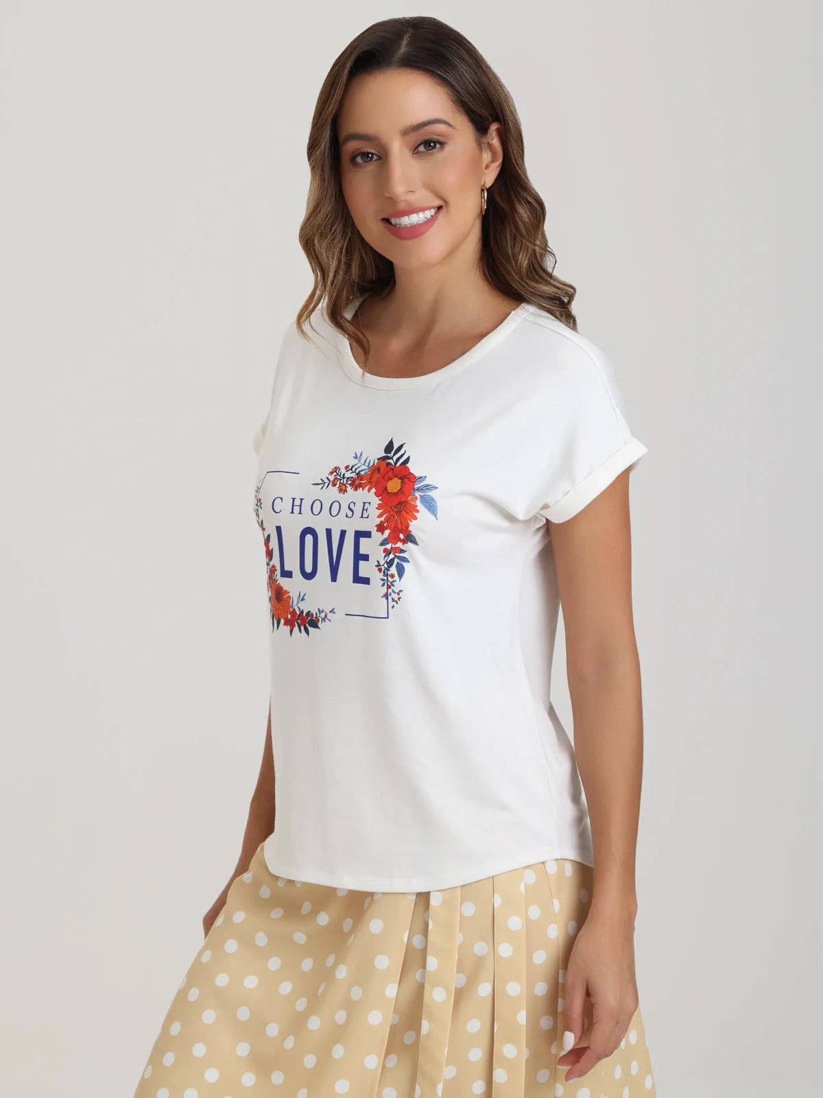 Choose Love Graphic Tee sold by 89th & Madison product image thumbnail 3