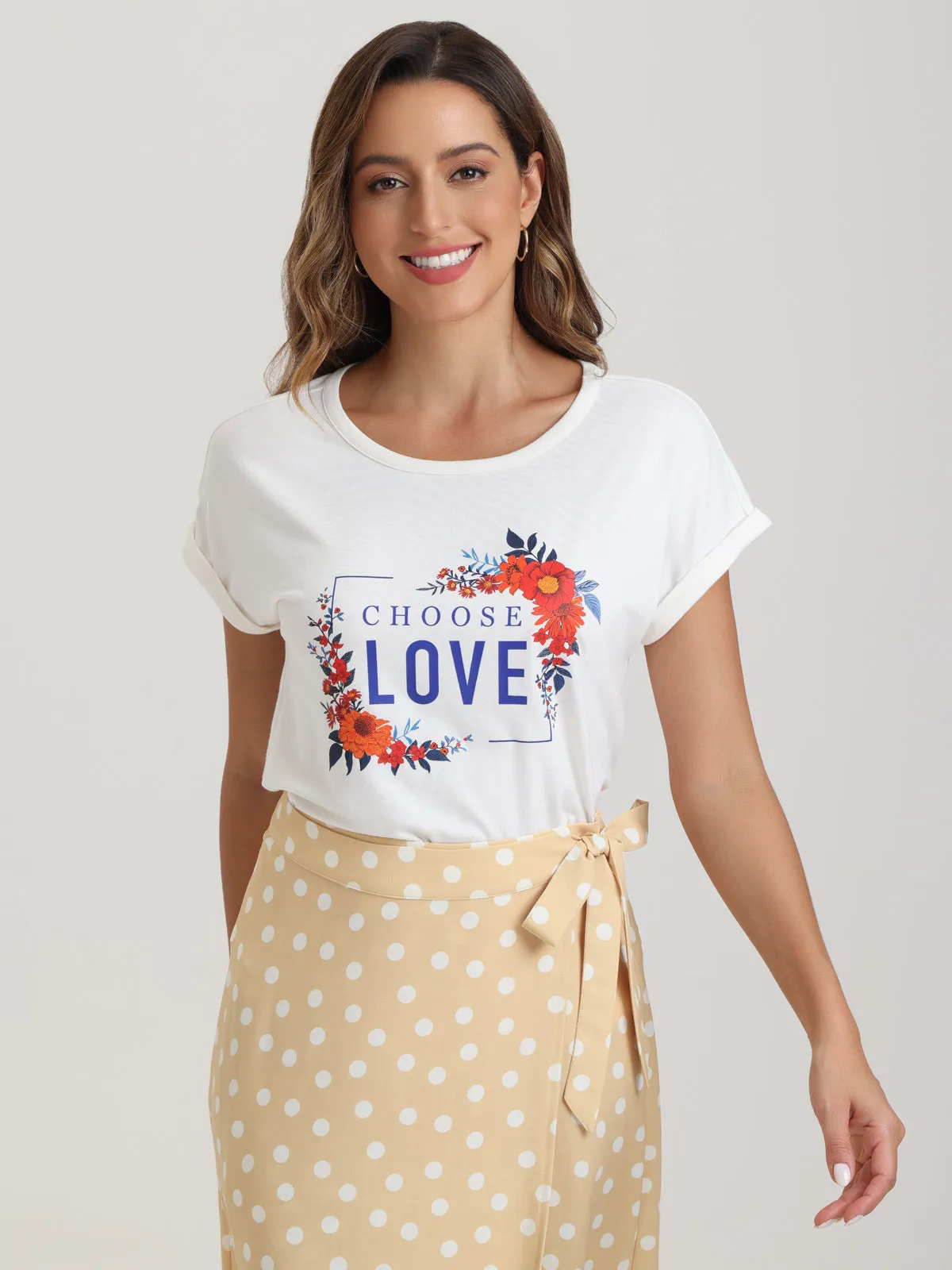 Choose Love Graphic Tee sold by 89th & Madison