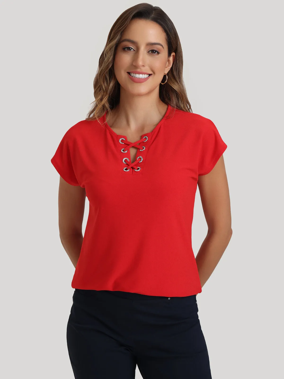 Lace Up Cool Top sold by 89th & Madison