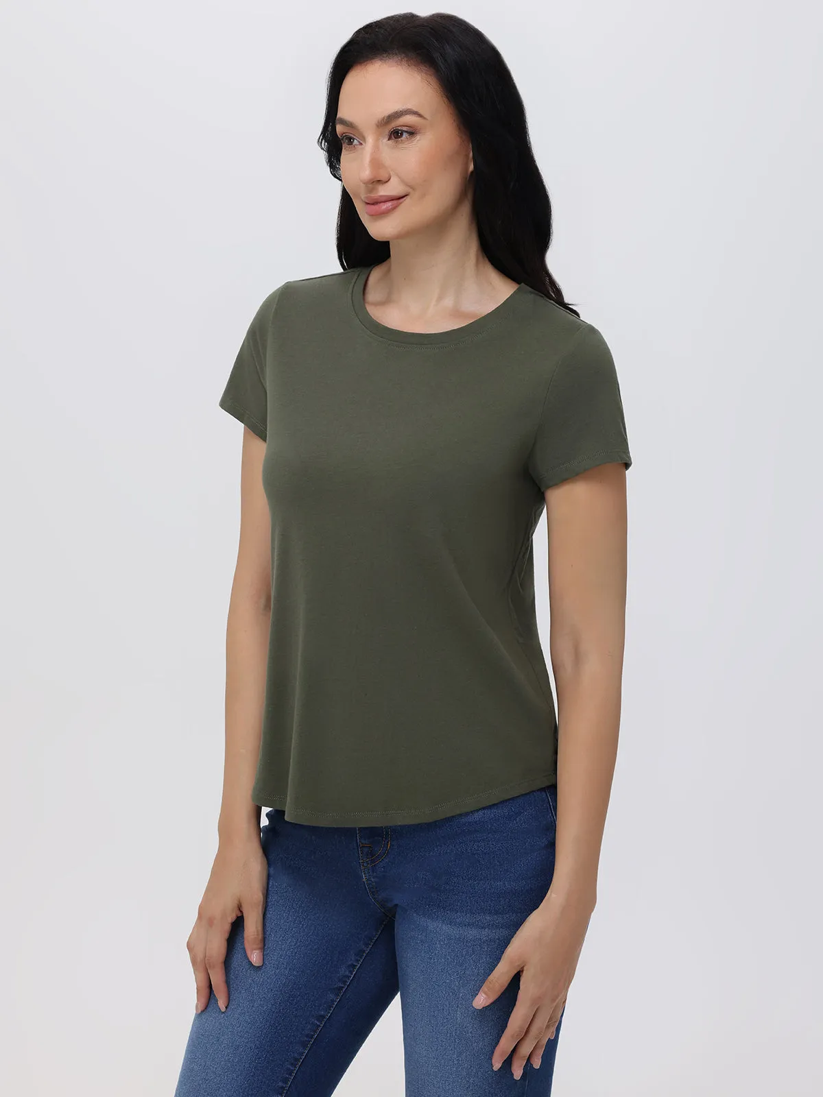 Cotton Slim Fit Tee sold by 89th & Madison product image thumbnail 3