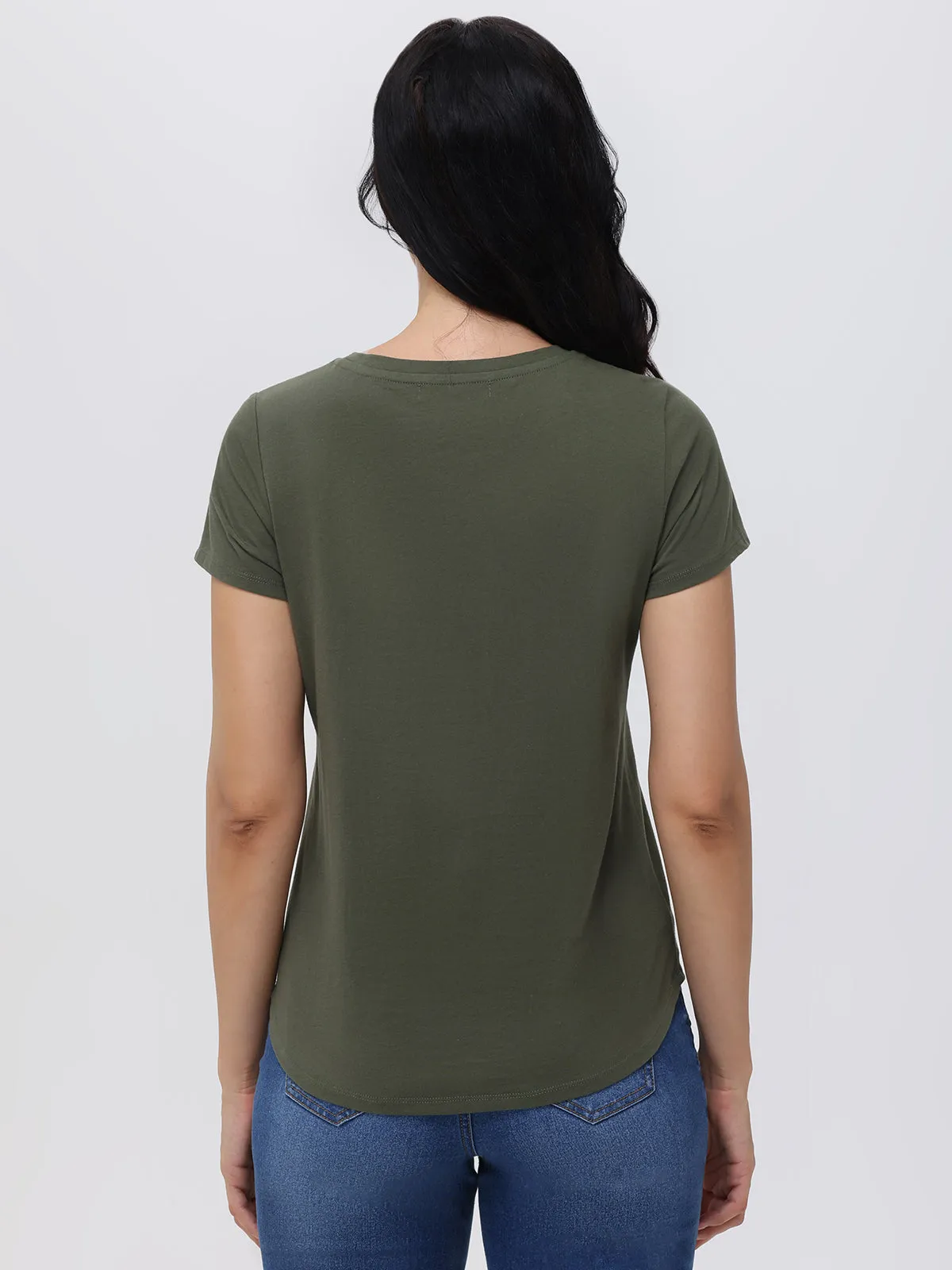 Cotton Slim Fit Tee sold by 89th & Madison product image thumbnail 2