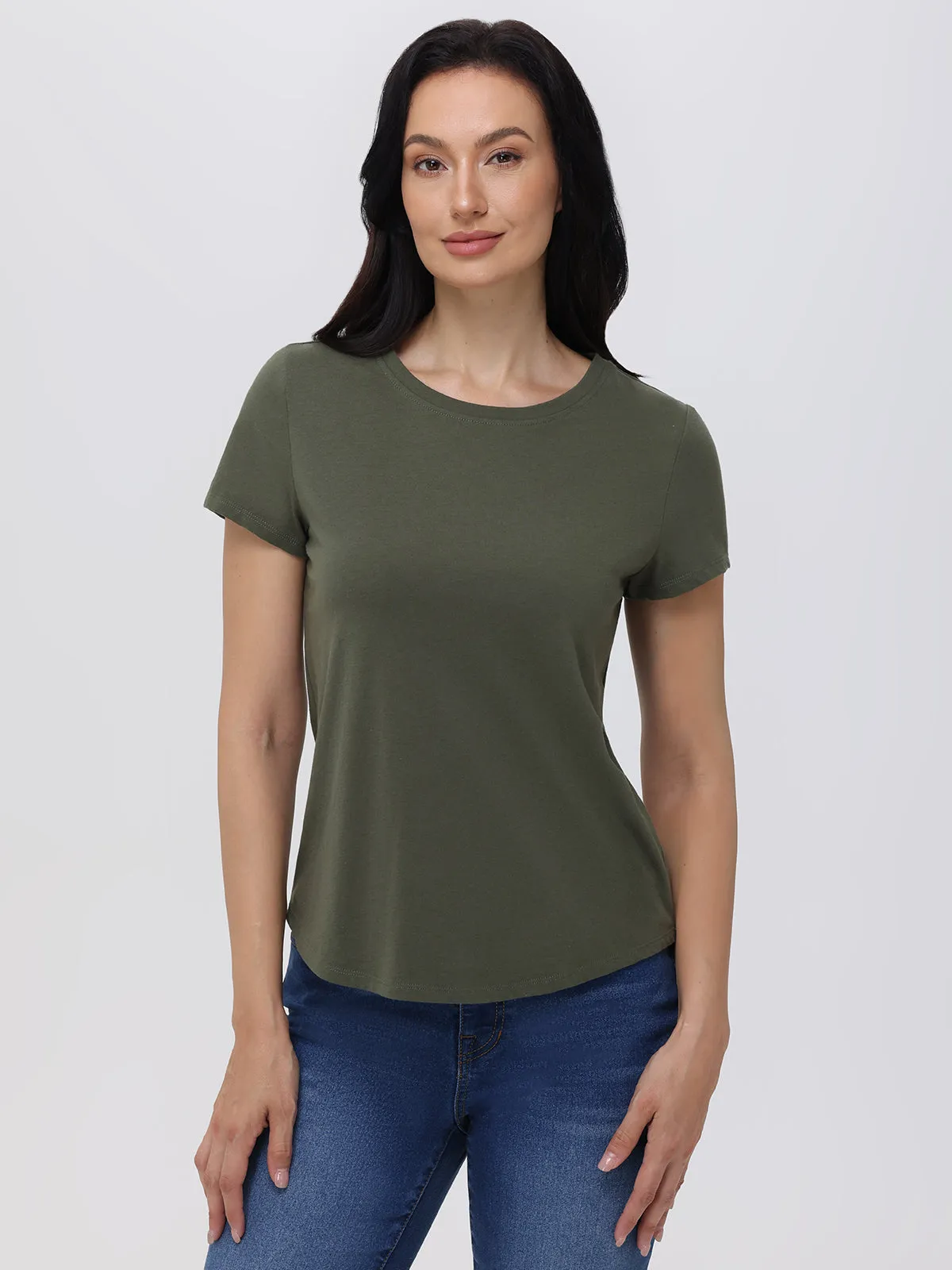 Cotton Slim Fit Tee sold by 89th & Madison