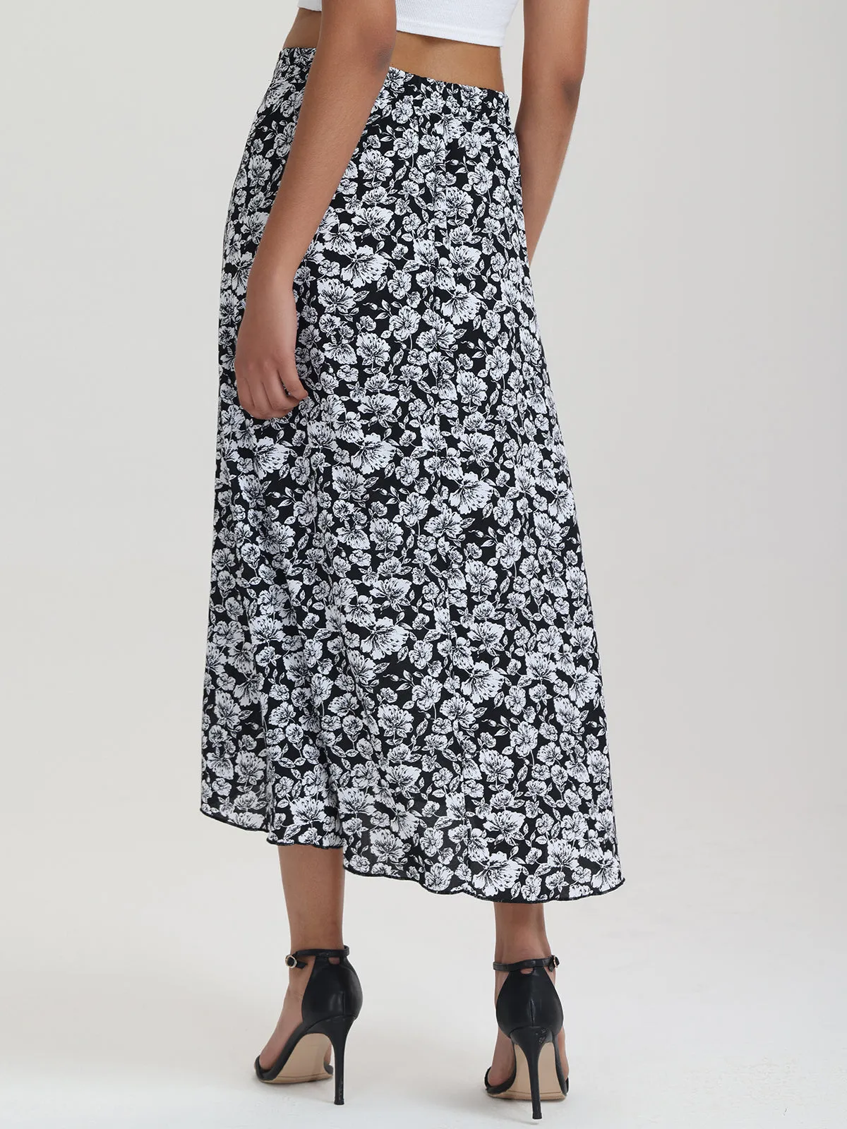 Button Front Maxi Skirt sold by 89th & Madison product image thumbnail 4