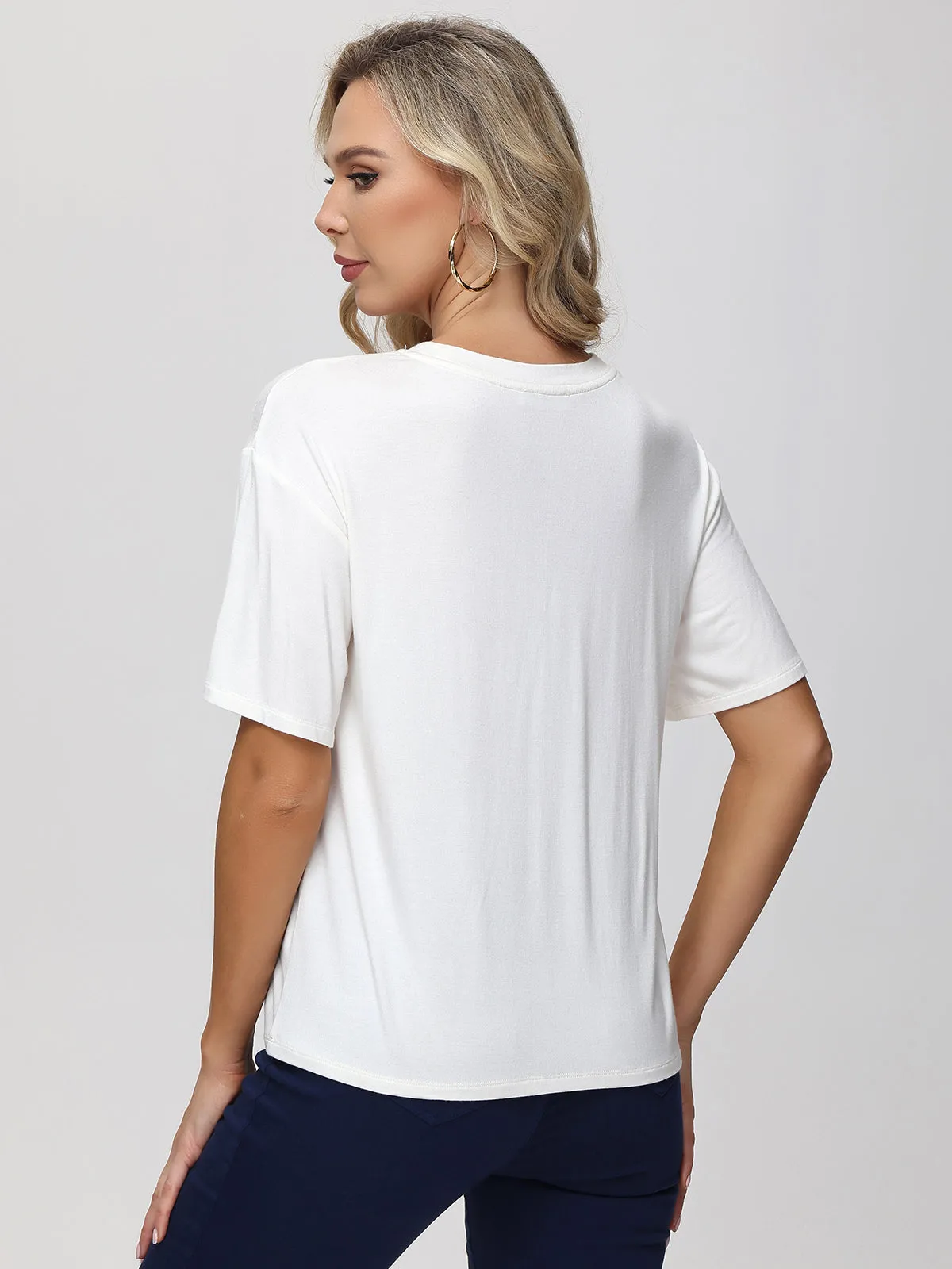 Rhinestone Crewneck Tee sold by 89th & Madison product image thumbnail 3