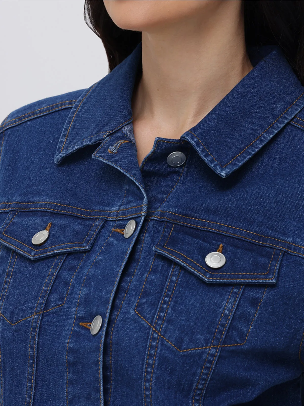 Classic Denim Jacket sold by 89th & Madison product image thumbnail 4