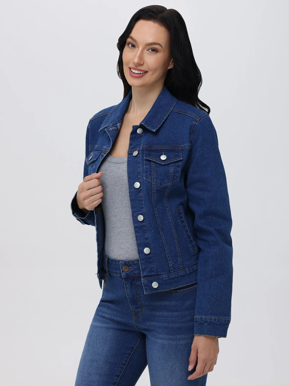 Classic Denim Jacket sold by 89th & Madison product image thumbnail 3