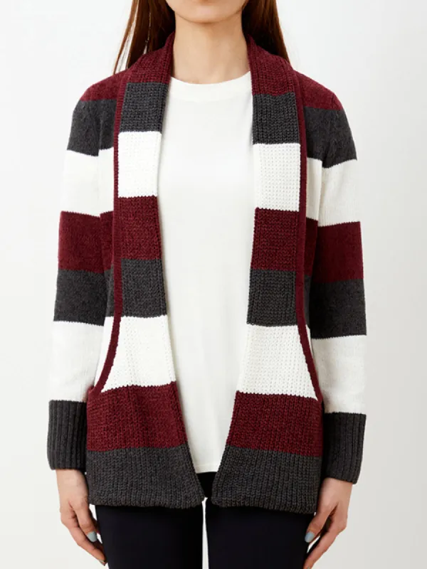 Chenille Colorblock Cardigan sold by 89th & Madison