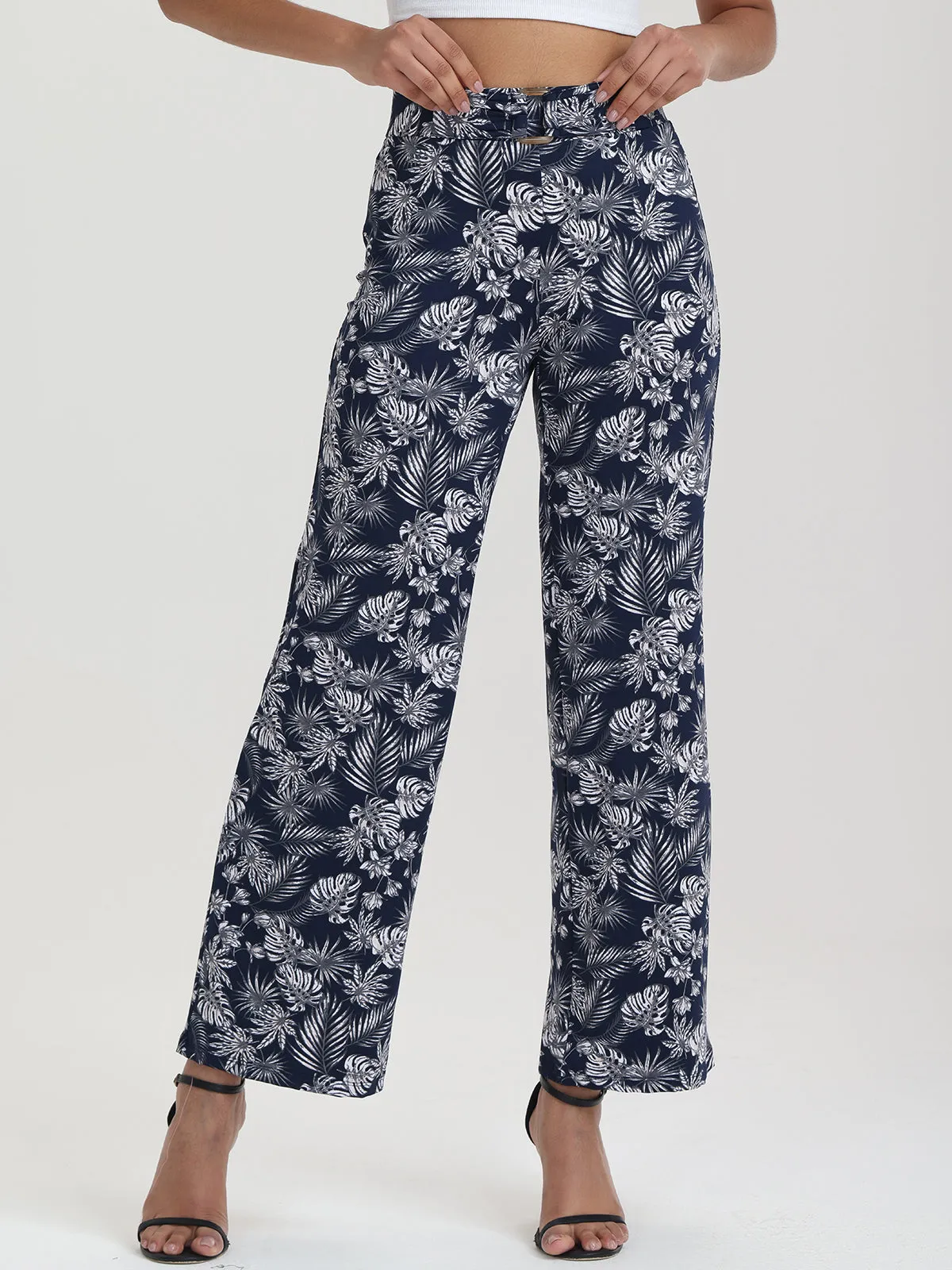 Wide-Leg Pull On Pants sold by 89th & Madison