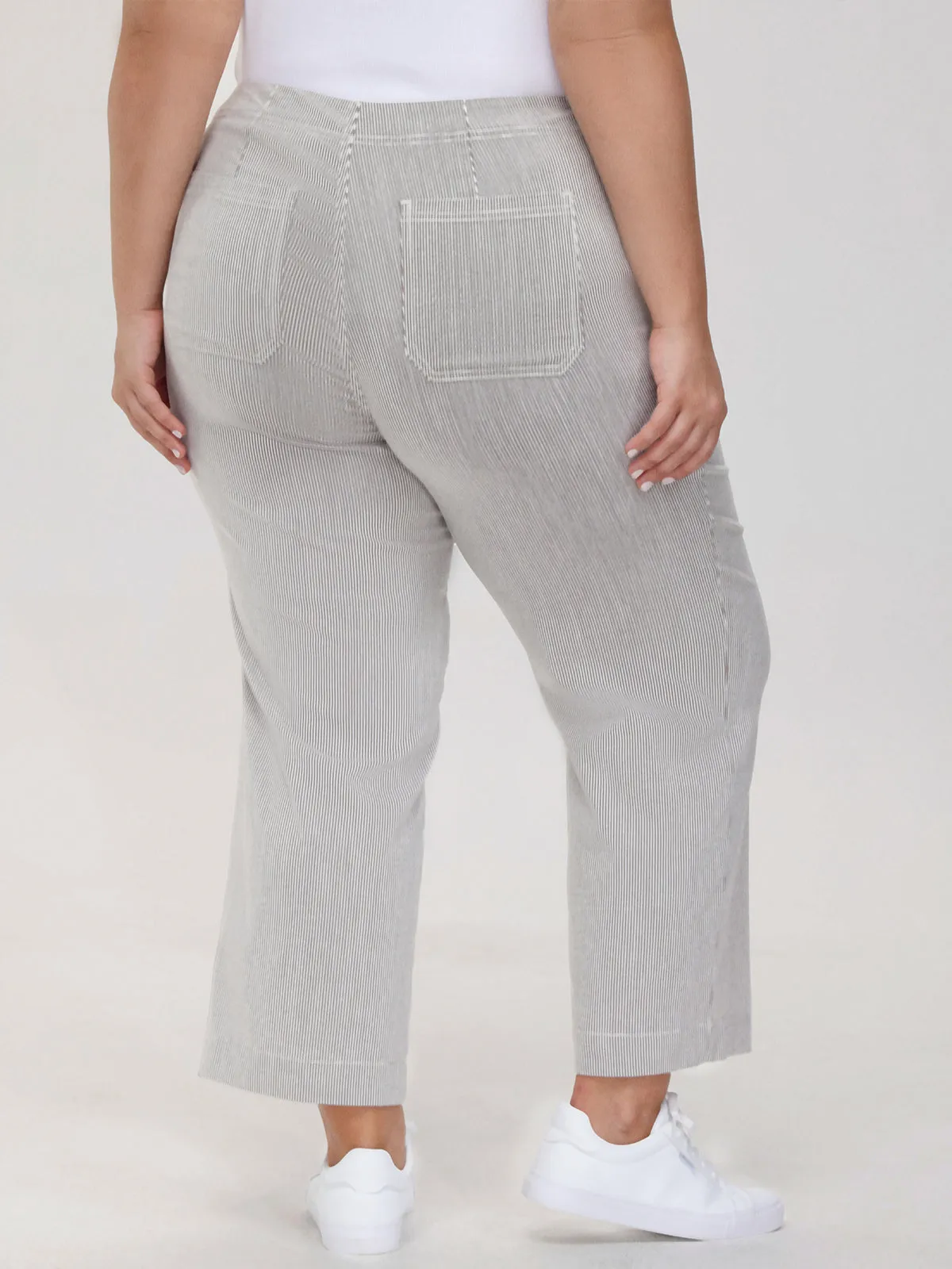 Plus Millennium Stretch Wide Leg Pants sold by 89th & Madison product image thumbnail 5