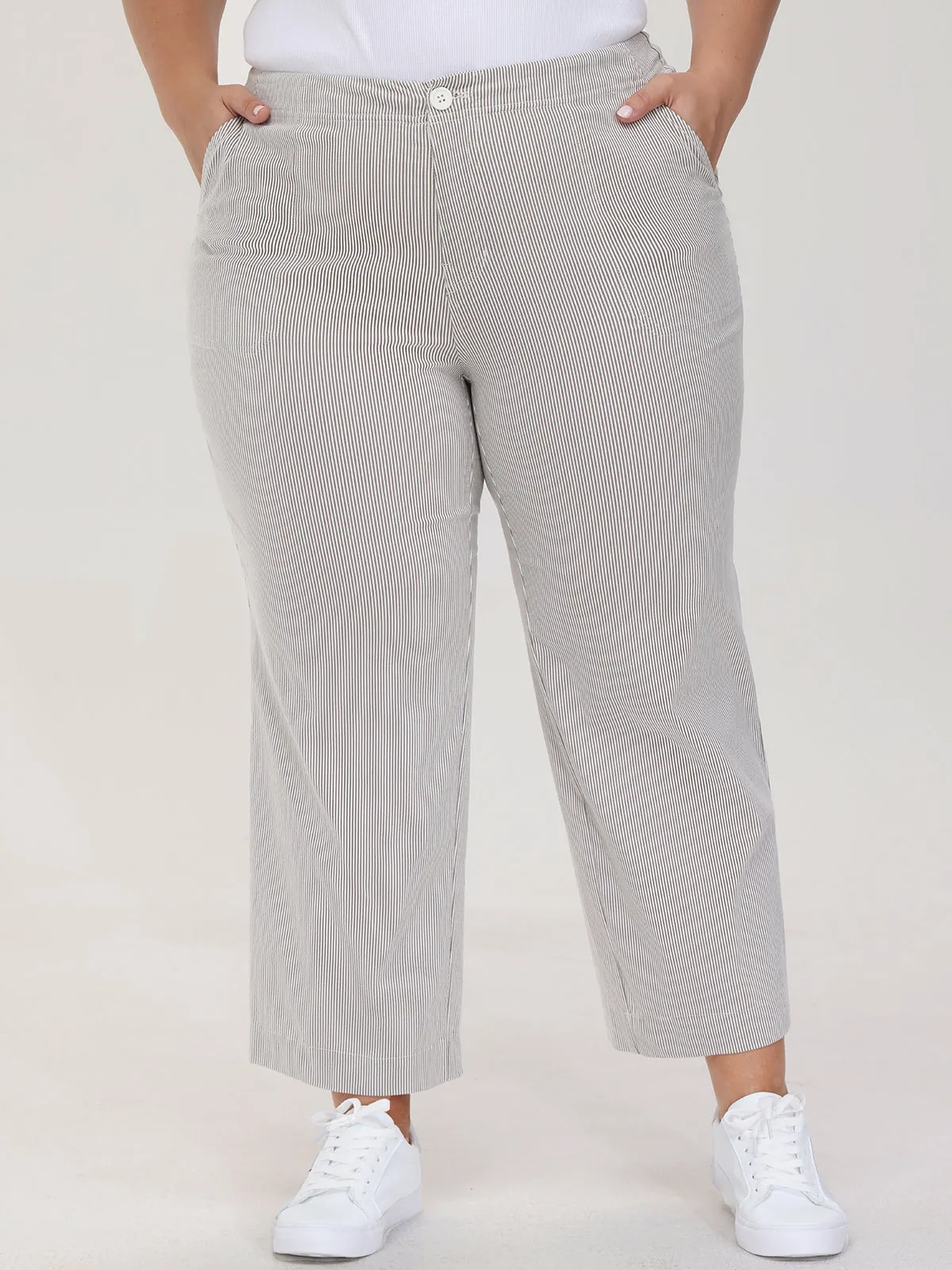 Plus Millennium Stretch Wide Leg Pants sold by 89th & Madison product image thumbnail 2