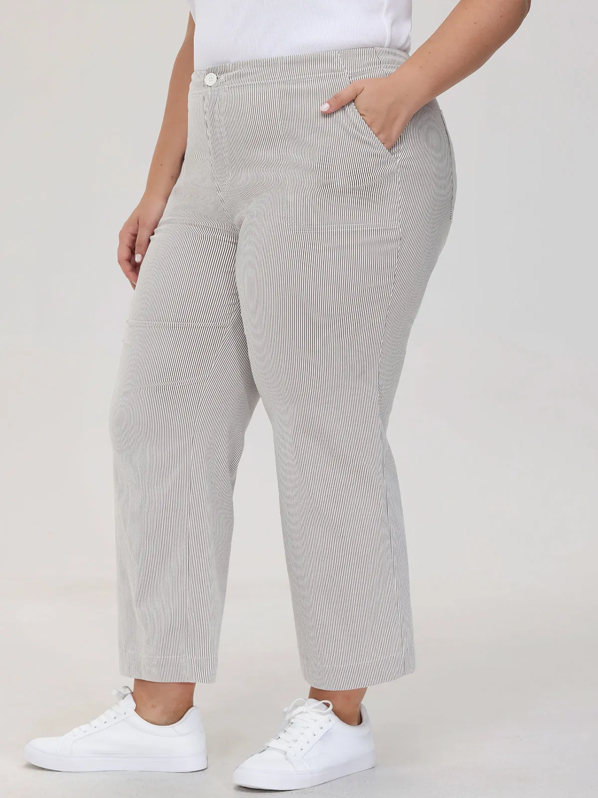 Plus Millennium Stretch Wide Leg Pants sold by 89th & Madison product image thumbnail 3