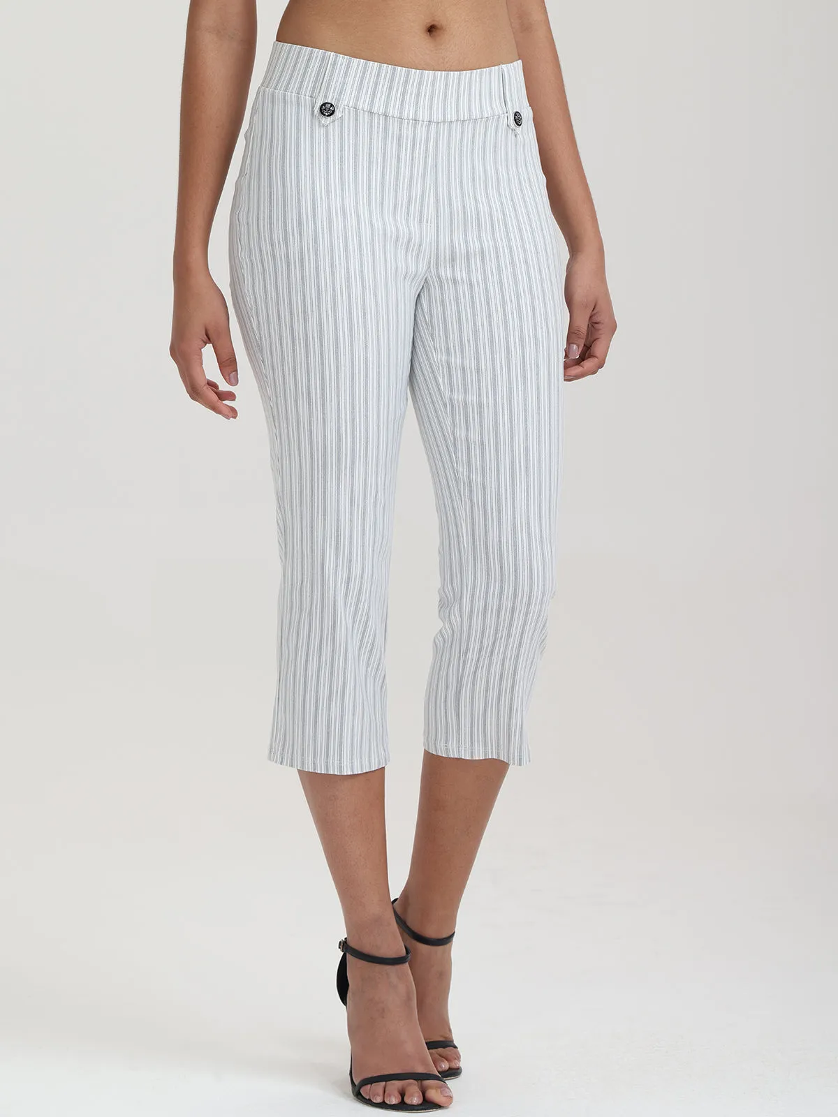 Mid-Rise Capri Crop Pants sold by 89th & Madison product image thumbnail 2