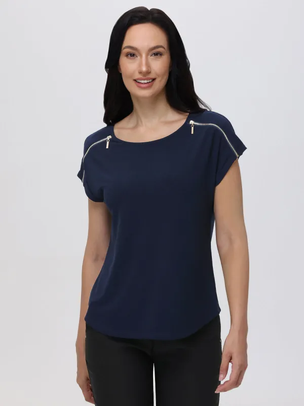 Cap-Sleeve Cool Top sold by 89th & Madison