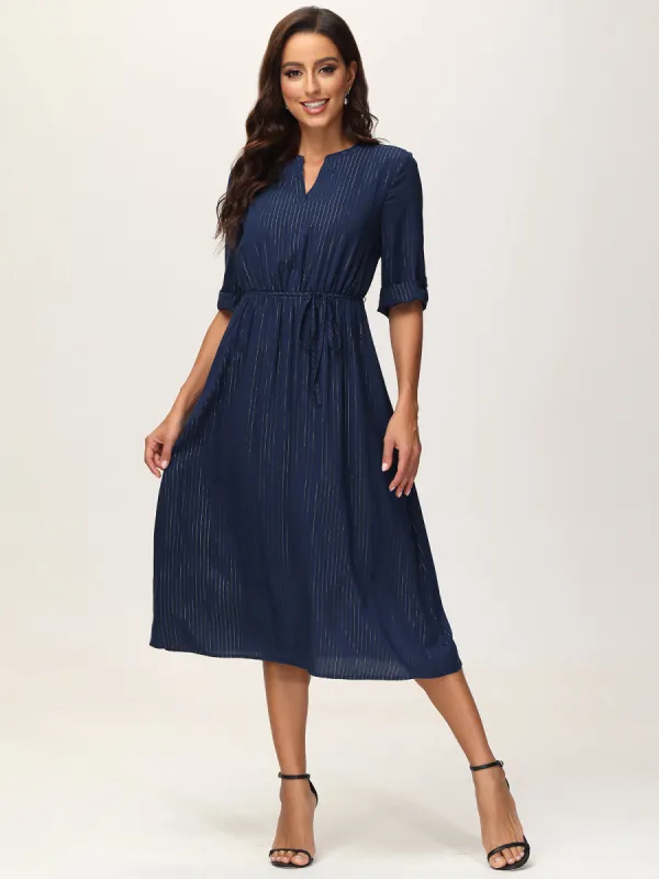 3/4 Sleeve Popover Dress sold by 89th & Madison