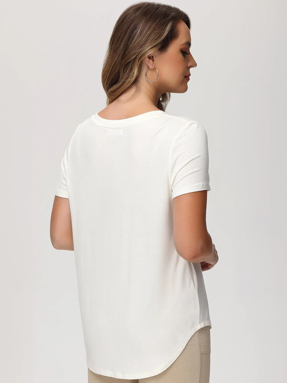 V-Neck Pocket Tee sold by 89th & Madison product image thumbnail 2