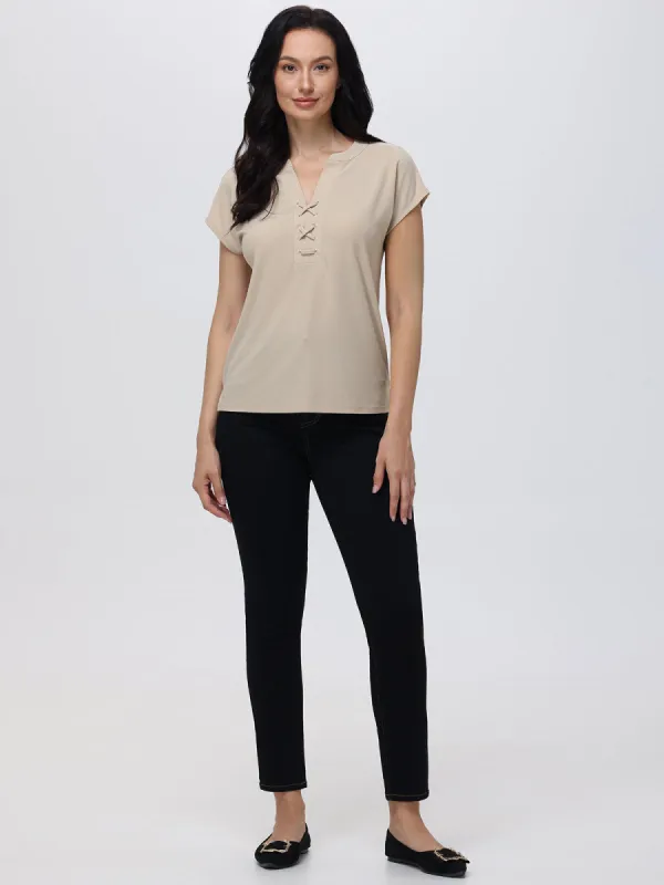 Petite Skinny Mid Rise Jean sold by 89th & Madison