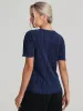 Plisse Short Sleeve Top sold by 89th & Madison