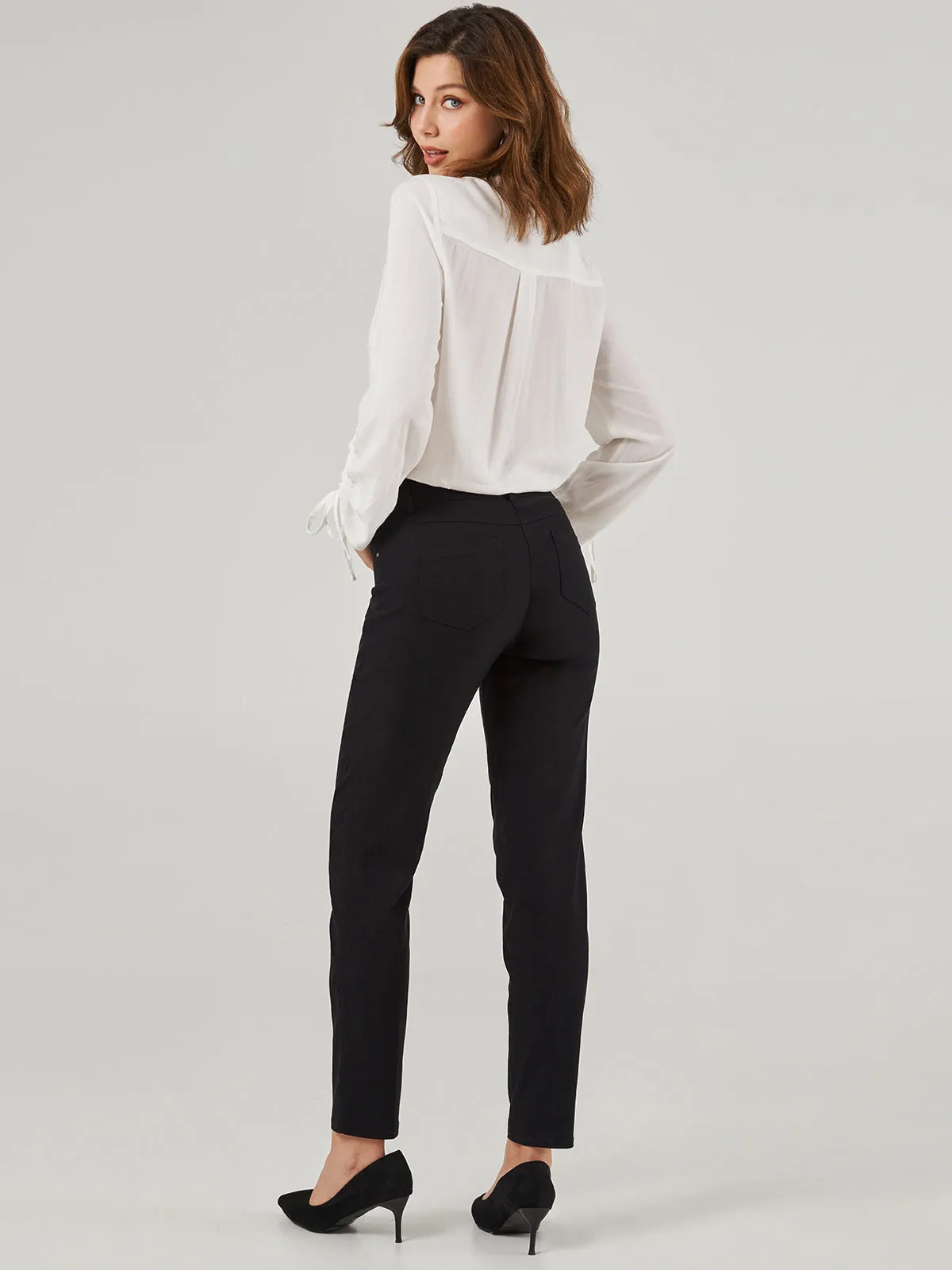 Millennium Five Pocket Stretch Straight Leg Pants sold by 89th & Madison product image thumbnail 4