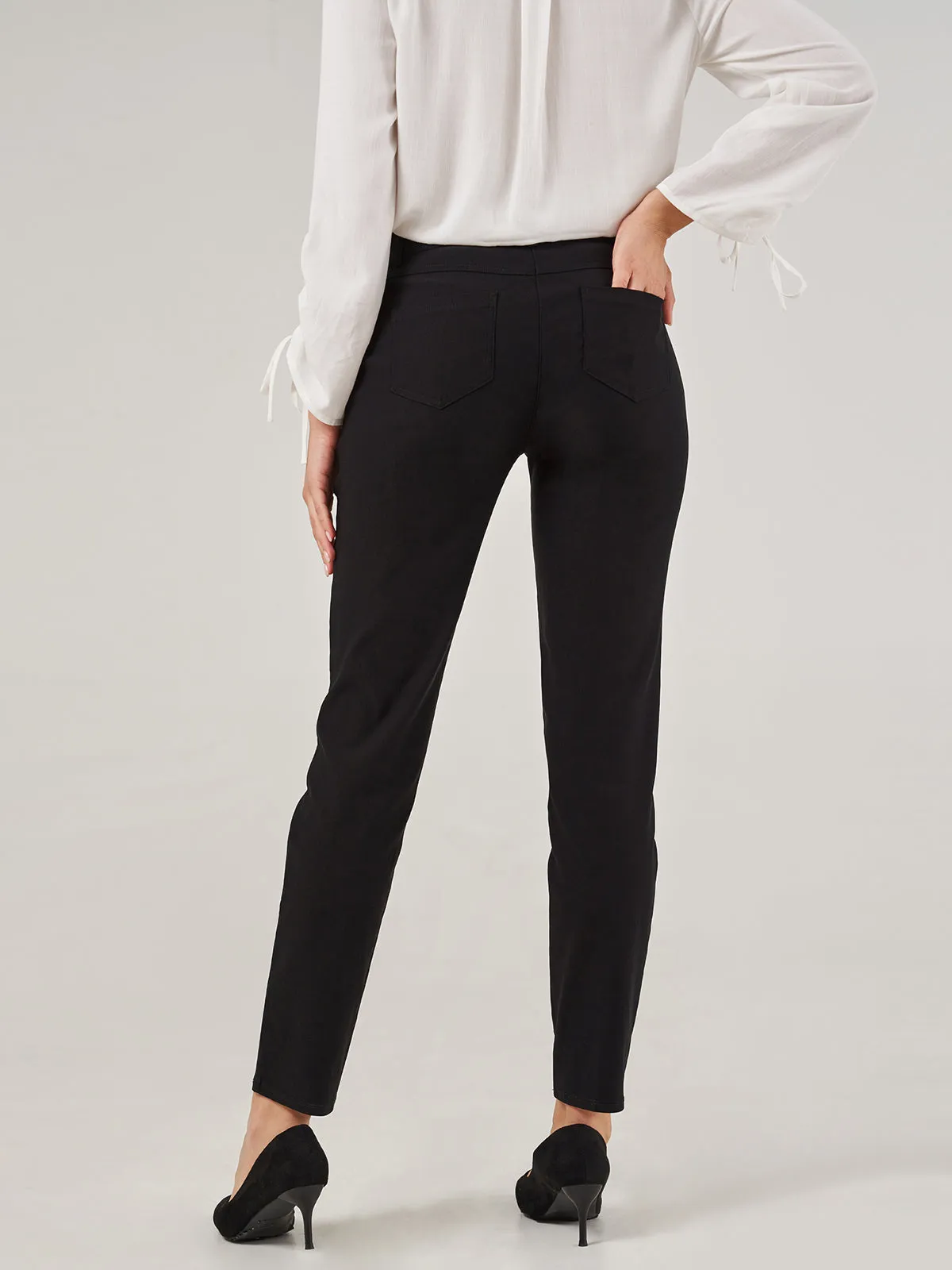 Millennium Five Pocket Stretch Straight Leg Pants sold by 89th & Madison product image thumbnail 3